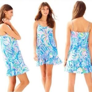Lilly Pulitzer Zanna Silk Dress Guilty Pleasure Size S